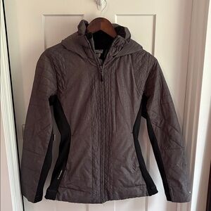 Champion Black and Gray Quilted Jacket